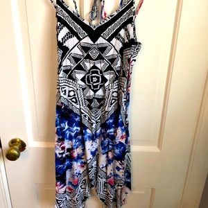 Blue Rain, Francesca’s Boutique tie dress